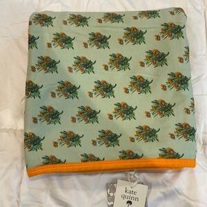 Kate Quinn 100% organic Cotton Double Layer Blanket, Tiny Calendula